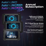 XTOOL USA - XT-G2 - 1YR - AutoProPAD G2, G2 Turbo, and BASIC (Version 2) Annual Subscription [1-Year Updates, Server Access, and Tech Support]