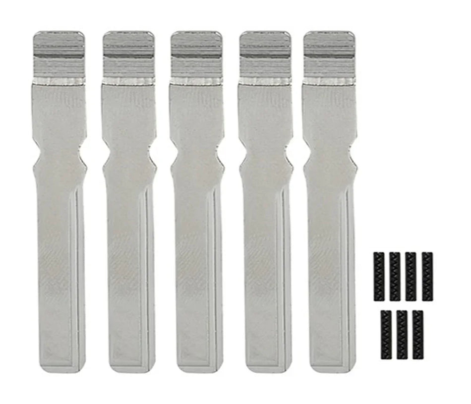 Mitsubishi HU116T/HU64 - Flip Key Blade w/Roll Pins (5 Pack)