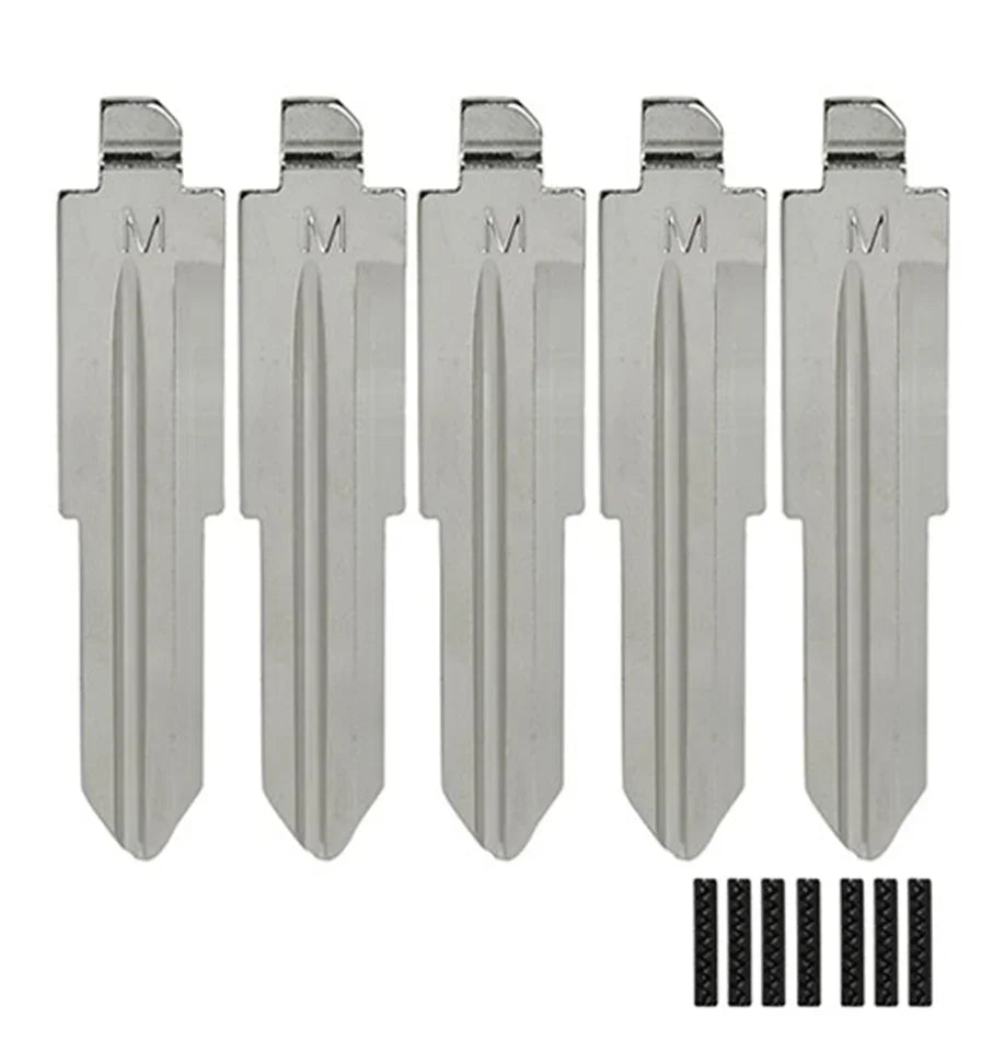 Chevrolet DWO4T - Flip Key Blade w/Roll Pins (5 Pack)