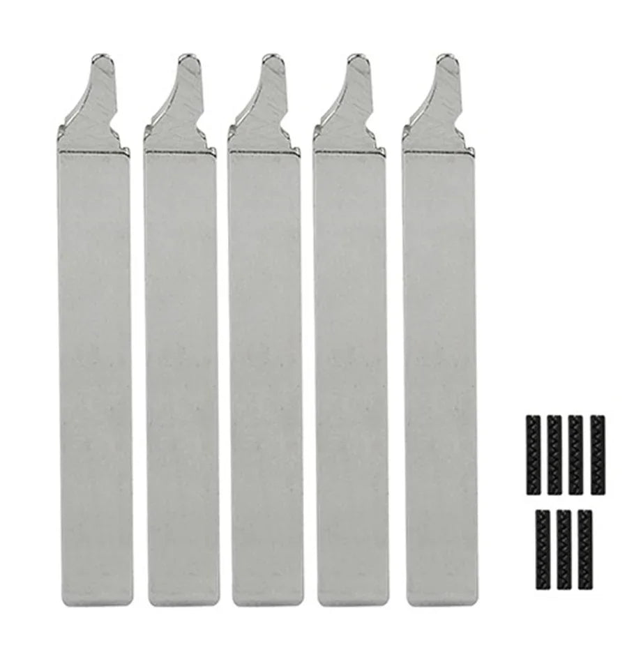 Ford HU189T - Flip Key Blade w/Roll Pins for OEM Remotes (5 Pack)