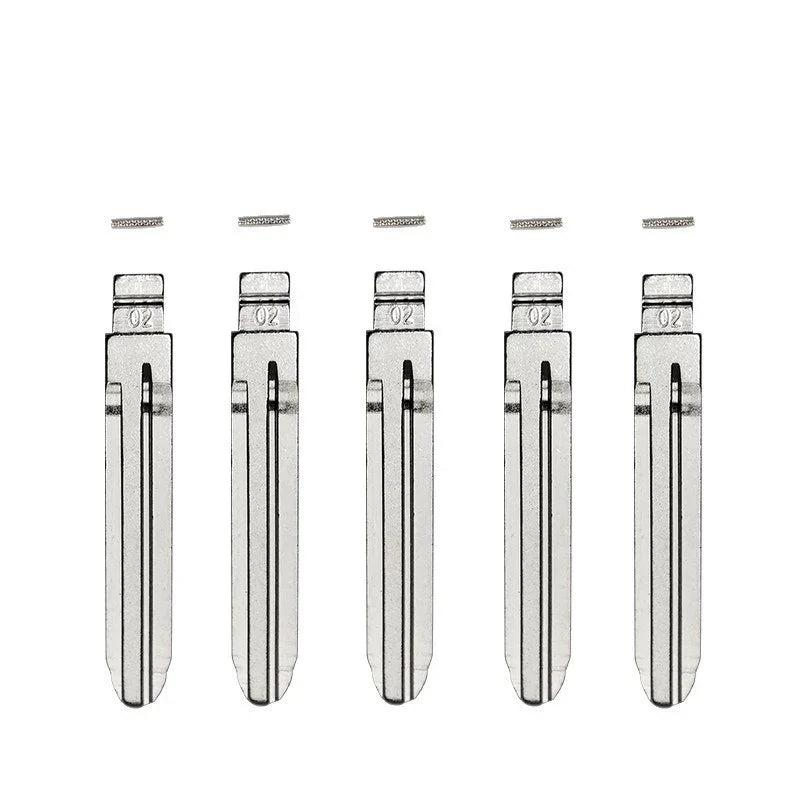 Toyota TR47 - Flip Key Blade w/Roll Pins for Xhorse Remotes (5 Pack)