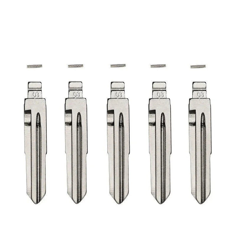 Honda HD103 - Flip Key Blade w/Roll Pins (5 Pack)