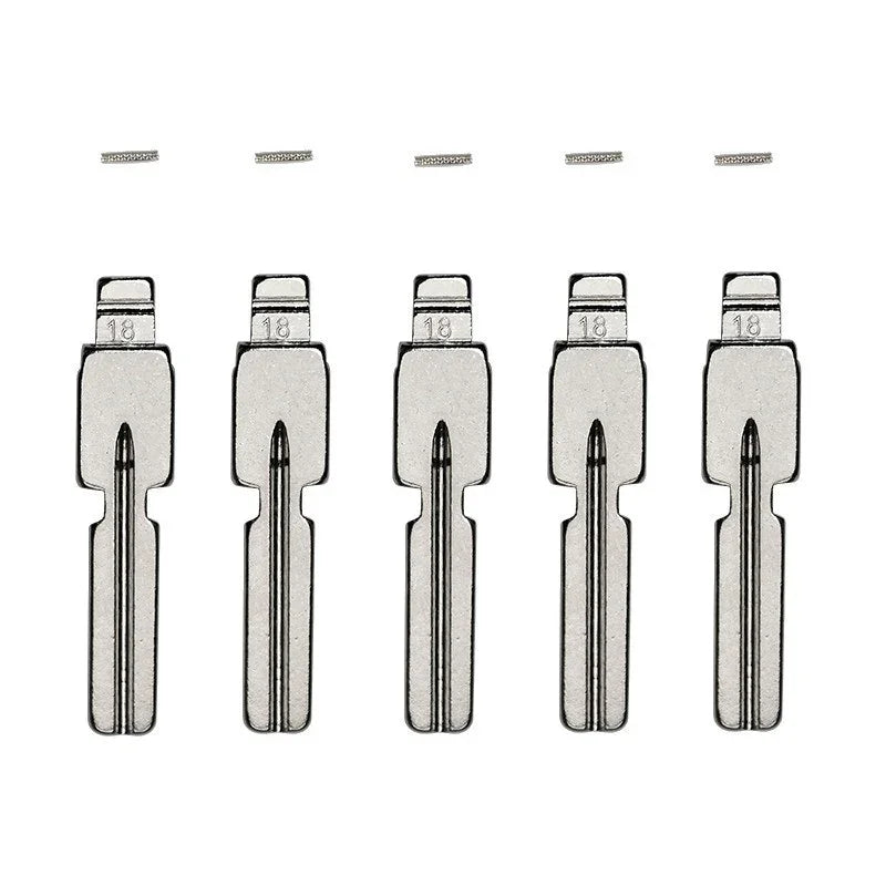 BMW HU58 - Flip Key Blade w/Roll Pins for Xhorse Remotes (GTL) (5 Pack)