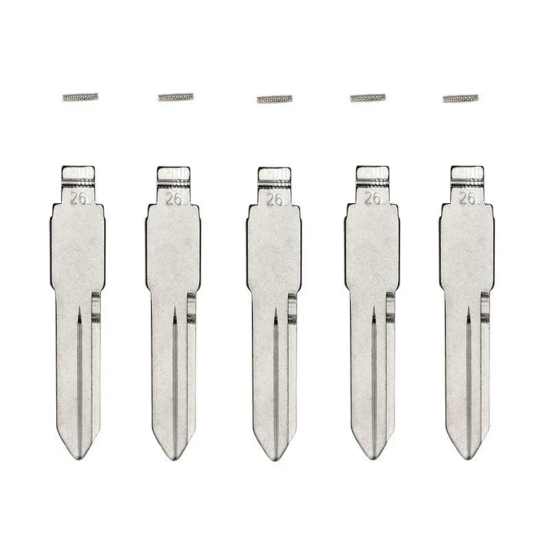 GM B102 - Flip Key Blade w/Roll Pins for Xhorse Remotes (5 Pack)
