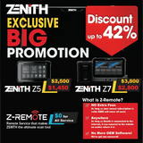 Zenith Z5 Professional Diagnostic Scan Tool