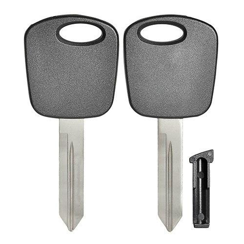 Ford H72/H74/H86 Plug Style Transponder Key Shell (Pack of 25x)