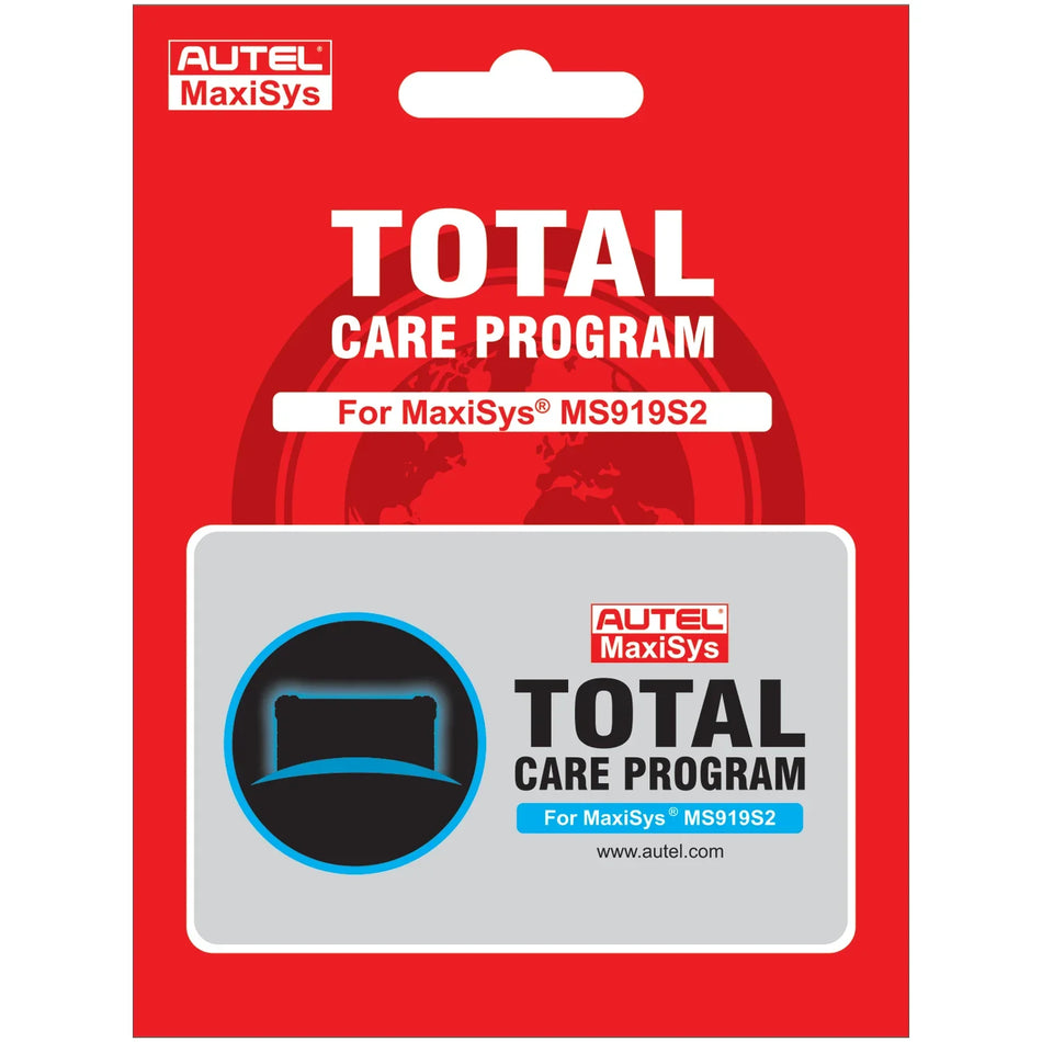 Autel MaxiSys MS919 S2 Total Care Program 1-Year Software Update