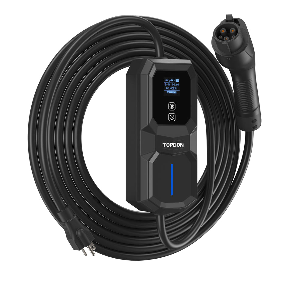 TOPDON PulseQ AC Portable 16A - NEMA 6-20 Plug, 5-15 Adapter