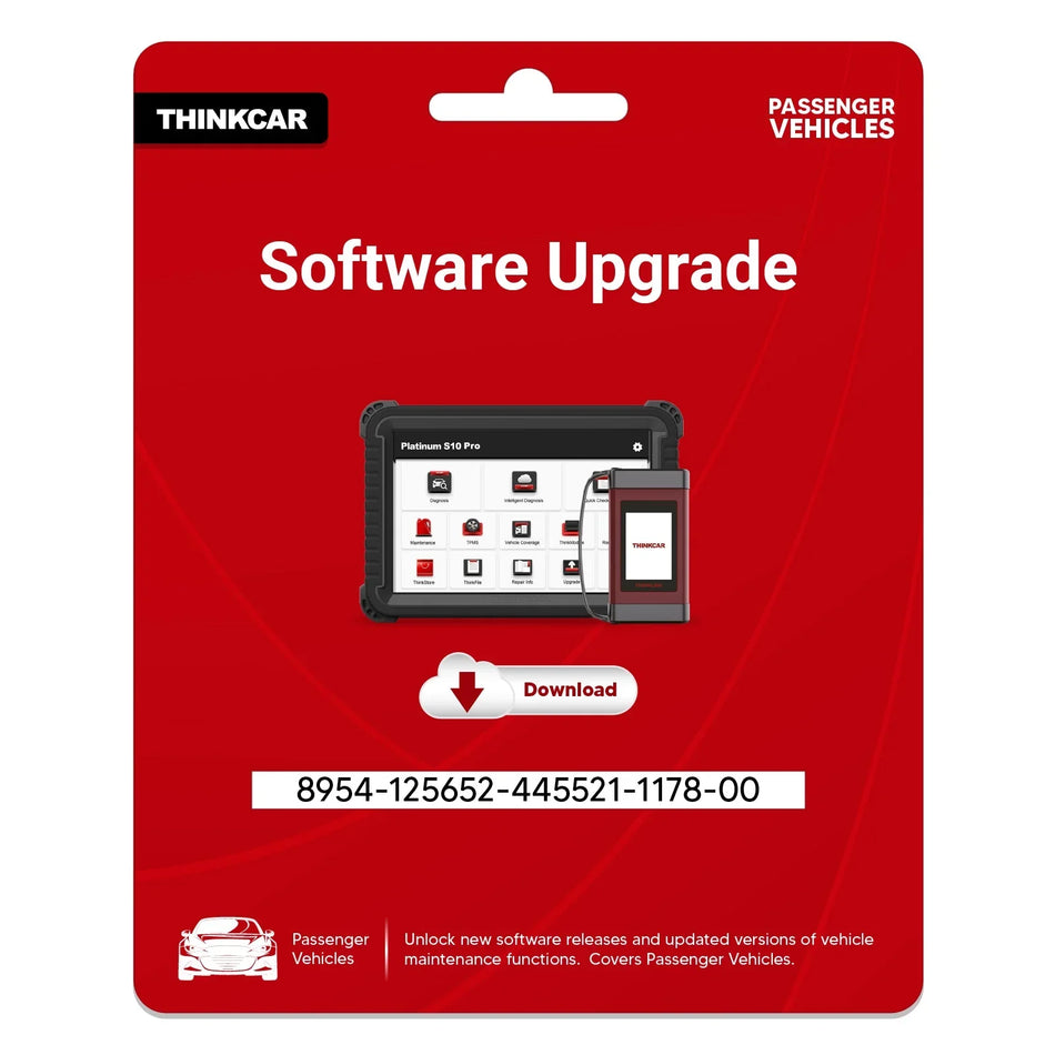 1 Year Software Updates / Subscription for ThinkCar Professional Scanner Tools - Passenger Vehicles