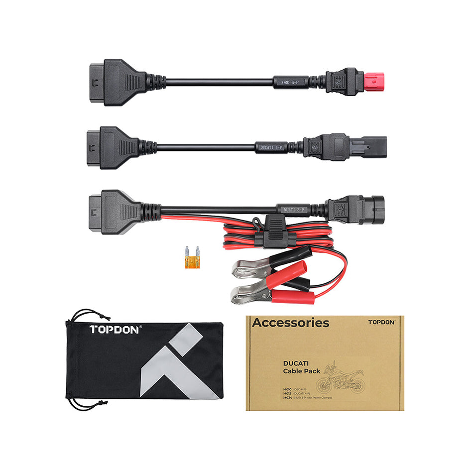 TOPDON - Ducati Cable Pack - TopScan Moto diagnostic cable