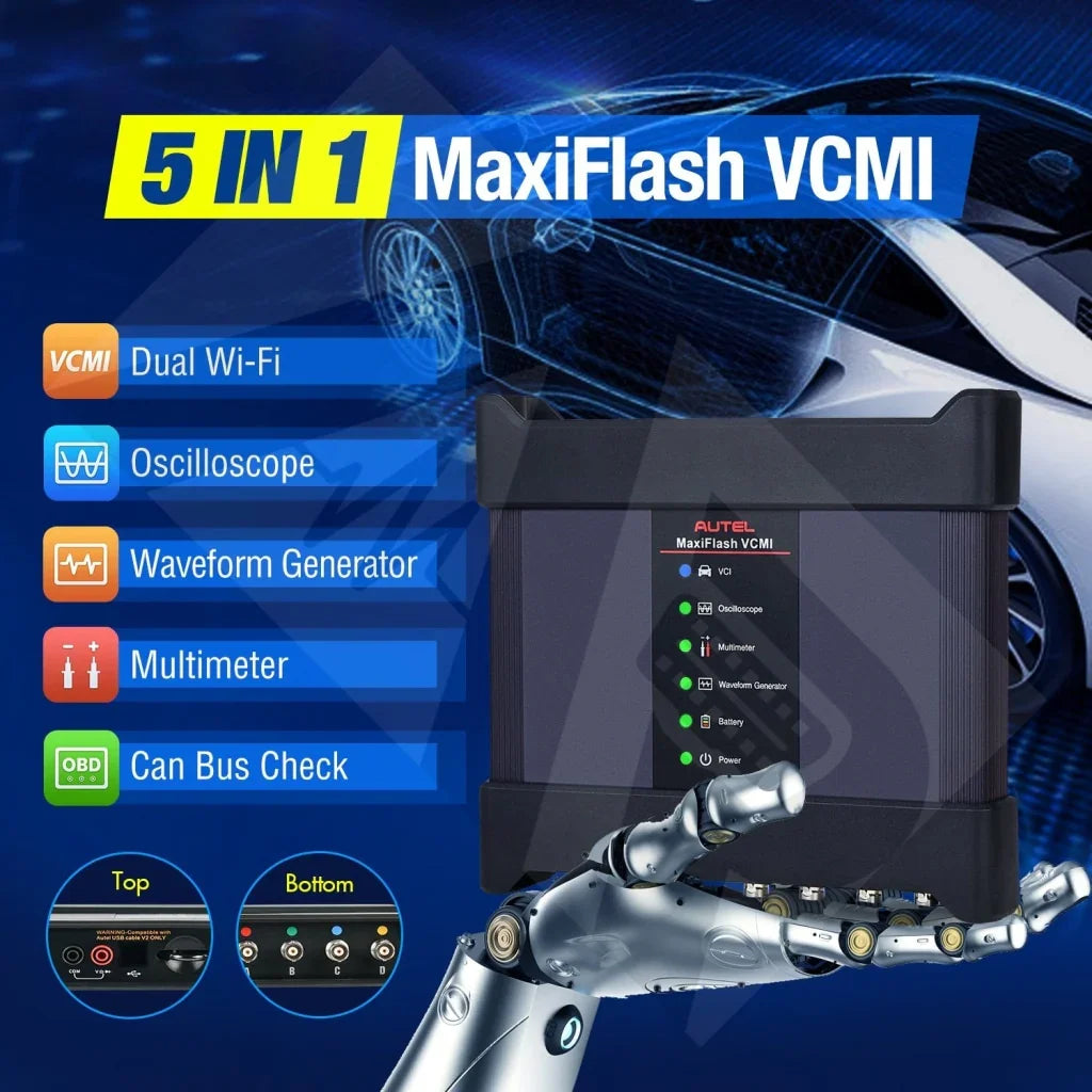 Autel Maxisys Ultra - Diagnostic Scan Tool Oscilloscope Waveform Generator J2534 Vcmi Tools