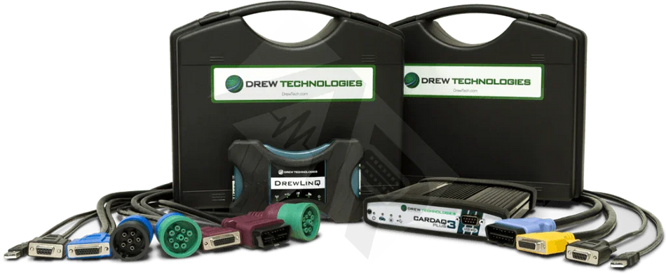 Drewtech Cardaq+3 Bluetooth Master Bundle W/ Drewlinq Med & Heavy Coverage J2534: Doip:
