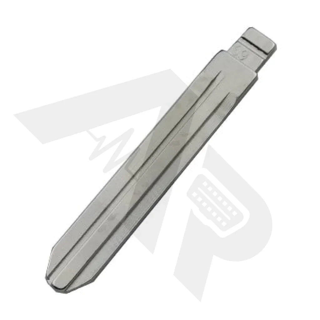Key Blade: 02# - Toy43 Toy47 Toyota Blade For Xhorse & Keydiy Universal Remotes (Pack Of 10X) Blades