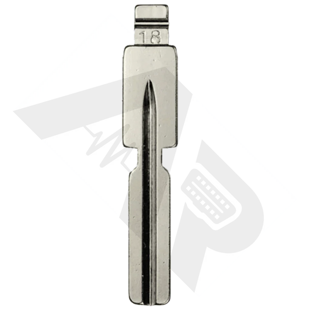 Key Blade: 18# - Hu58 Bmw Blade For Xhorse & Keydiy Universal Remotes (Pack Of 10X) Blades