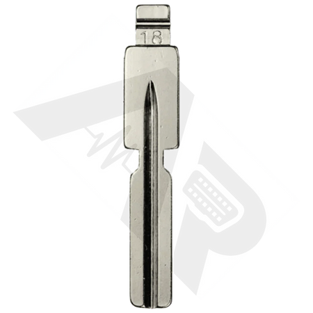 Key Blade: 18# - Hu58 Bmw Blade For Xhorse & Keydiy Universal Remotes (Pack Of 10X) Blades