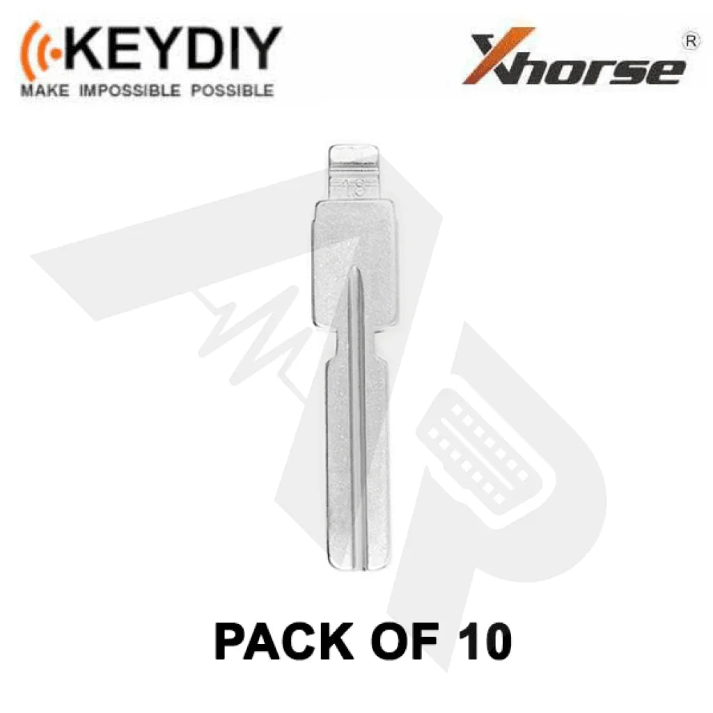 Key Blade: 18# - Hu58 Bmw Blade For Xhorse & Keydiy Universal Remotes (Pack Of 10X) Blades