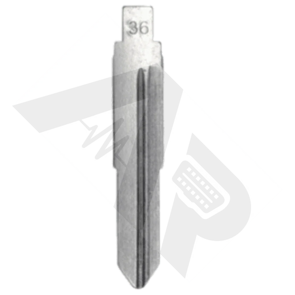 Key Blade: 36# - Hy16 Hyundai/kia Blade For Xhorse & Keydiy Universal Remotes (Pack Of 10X) Blades