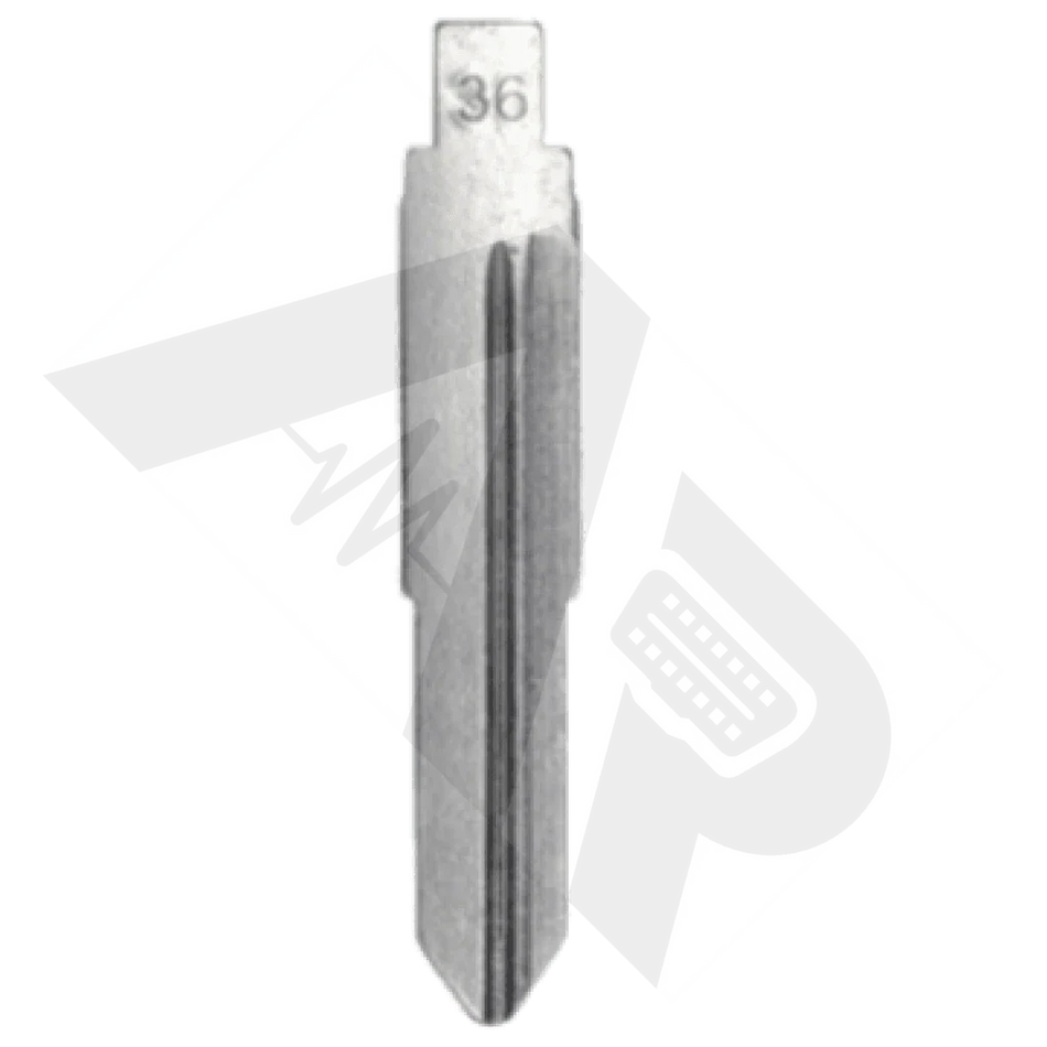 Key Blade: 36# - Hy16 Hyundai/kia Blade For Xhorse & Keydiy Universal Remotes (Pack Of 10X) Blades