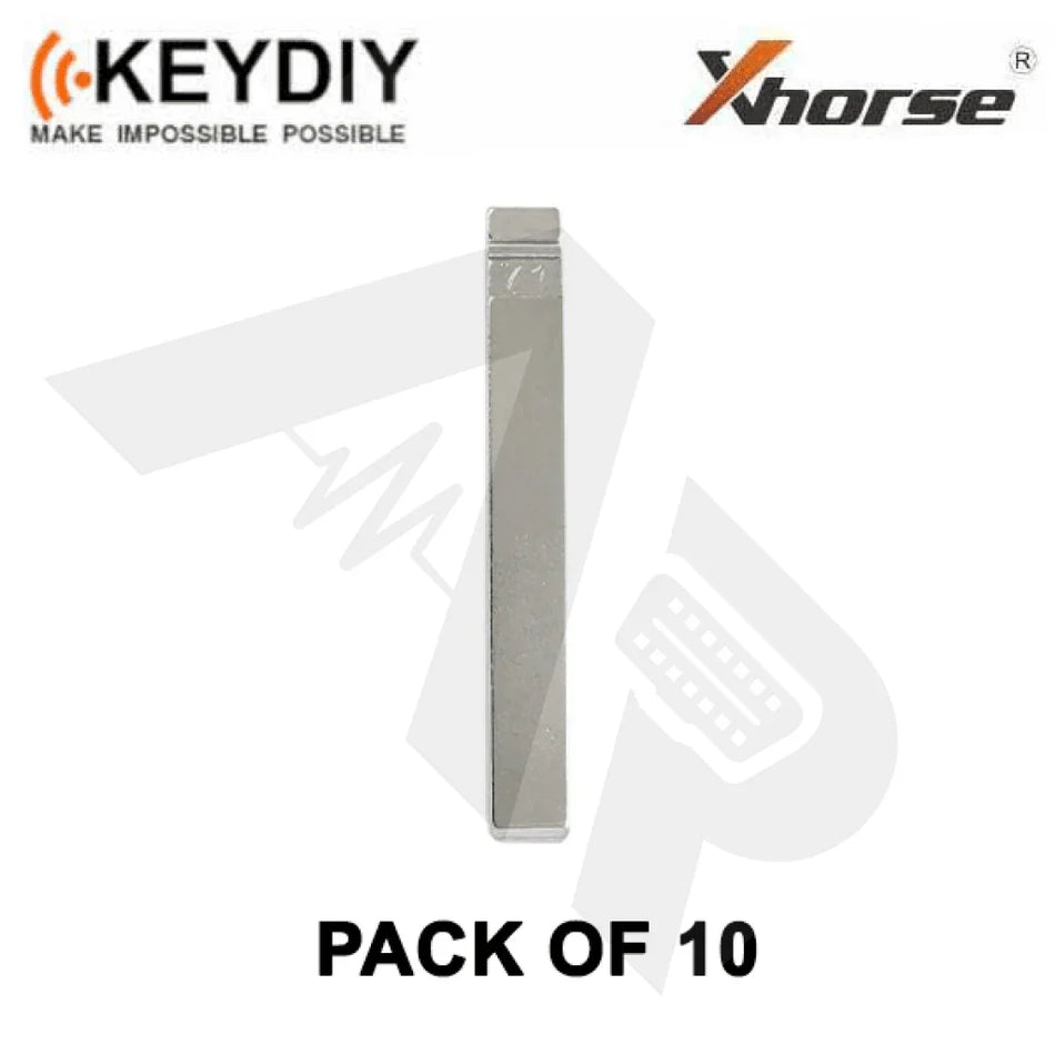 Key Blade: 71# - Hu100 Gm High Security Blade For Xhorse & Keydiy Universal Remotes (Pack Of 10X)