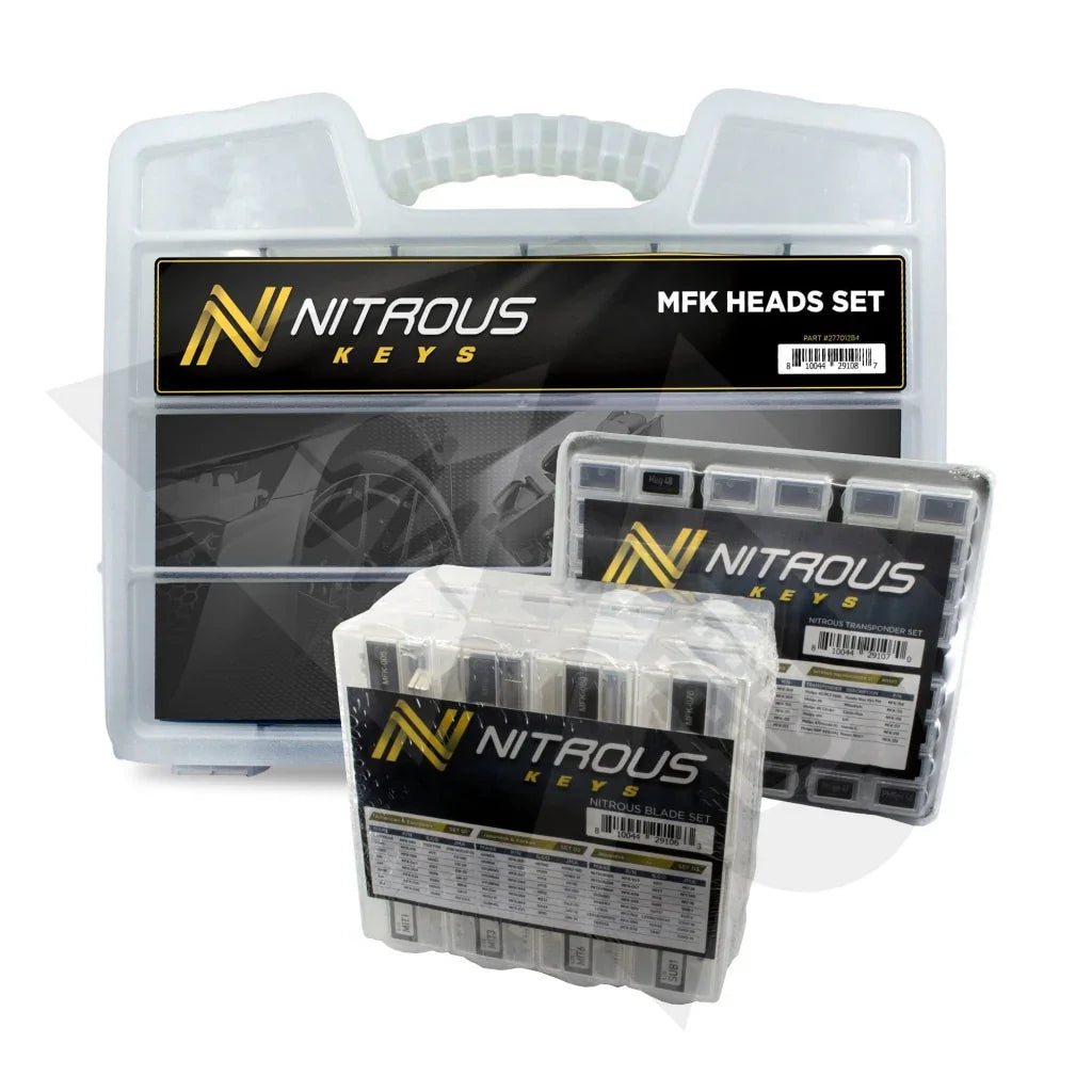 Nitrous Keys - Complete Mfk Set (Heads Blades And Transponder Chips)