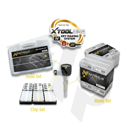 Nitrous Keys - Complete Mfk Set (Heads Blades And Transponder Chips)