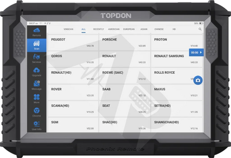 Topdon Phoenix Remote Scan Tools